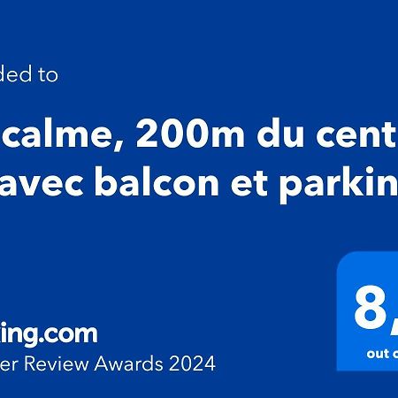 דירות קסיס Au Calme, 200M Du Centre T2 Avec Balcon Et Parking מראה חיצוני תמונה